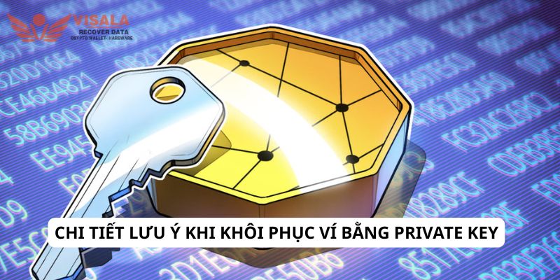 Chi tiết lưu ý khi khôi phục ví bằng private key