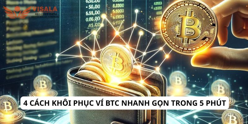 4 cách khôi phục ví btc nhanh gọn trong 5 phút