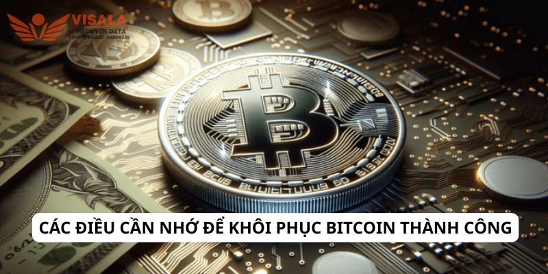 Các điều cần nhớ để khôi phục bitcoin thành công